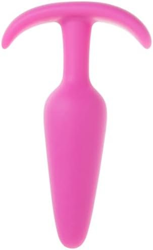 Doc Johnson Mood - Naughty 1 - Silicone Anal Plug - Large - 4.9 In. Long And 1.3 In. Wide - Tapered Base For Comfort Between The Cheeks - Large - Pink
