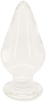 Eastern Delights Rock The Hell Huge Glass Butt Plug, Crystal Anal Plug Plug Pleasure Wand Anal Trainer, 28 Oz