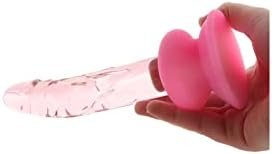 Icicles No 86 Glass G Spot Massager And Water Based Lube (1Oz), Pink - Image 3