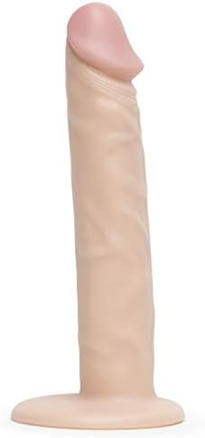 Lovehoney Lifelike Lover Anal Dildo - 6 Inch Realistic Dildo For Men, Women And Couples - Firm Slimline Suction Cup Dildo - Beginner Adult Sex Toy - Waterproof - Flesh Pink