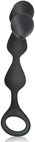 Anal Beads, Silicone Anal Chain Link With 5 Balls And Safe O Pull Ring, Anal Butt Plug For Men Women - Image 3