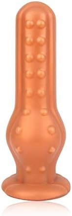 Fst Silicone Anal Plug With Ball Super Strong Butt Plug With Massage Prticles Flexible Anal Training Toy For P-Spot Stimulation Adult Anal Sex Toy For Man Women Beginner