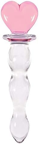 Wowlife Glass Dildo For Women, Crystal Masturbator