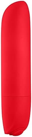 Luv Inc Bullet Vibrator With Angled Tip For Precise Clitoris Spot Stimulation, Rechargeable Waterproof Lipstick Vibe Personal Massager 19 Modes Vaginal Anal Nipple Stimulator Adult Sex Toys For Women