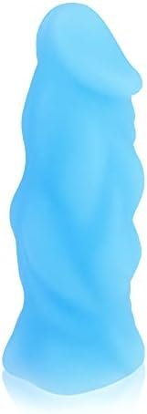 Tariss'S Silicone Dildo Soft Anal Plug With Suction Cup Base Sex Toy For Anus Dilation For Men Women Couple Blue Xl 10.03 Inch