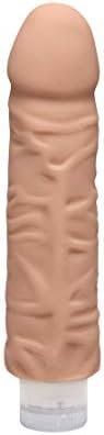 Doc Johnson The D Shakin' Vibrating Dildo, Caramel, 7 Inch