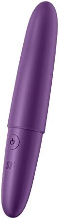 Satisfyer Ultra Power Bullet 6 Mini Bullet Vibrator - Clitoral Stimulator, Personal Massager, Rounded Tip - Portable, Waterproof, Rechargeable, 13Cm (Violet)