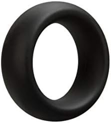 Doc Johnson Optimale - Tapered C-Ring - Stretchy Silicone - 40Mm Unstretched Inner Diameter - Rounded Edges - Won'T Dig Into Skin - Black