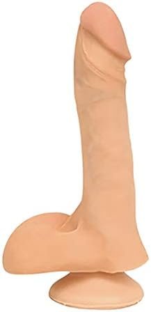 Wildfire Realistic Lifelike Dildo With Suction Cup Cyberskin Flexible Cyberglo Cock For Vaginal G-Spot And Anal Play 5.75 Inch