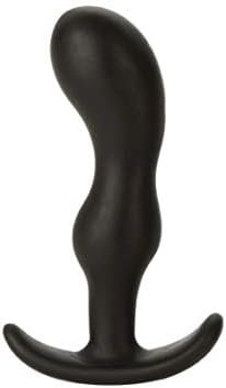 Doc Johnson Mood - Naughty 2 - Silicone Anal Plug - Small - 3.4 In. Long And 0.9 In. Wide - Tapered Base For Comfort Between The Cheeks - Small - Black