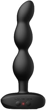 Lovense Ridge Vibrator Anal Beads Dildo, 360ยฐ Rotating Vibrating Butt Plug Anal Sexy Toys For Men Women, Adult Toy Prostate Massager, Remote Control Anal Vibrator For Beginner & Advanced Player