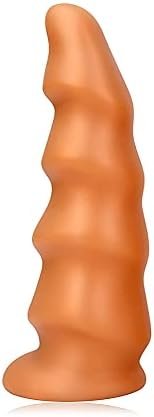 Anal Plug Dildo, T-Explorer Super Soft Anal Plug Prostate Massage Anal Sex Toy Flexible Liquid Silicone Butt Plug Waterproof Anal Plugs For Beginner Advanced Adult Men Women And Couples (S)