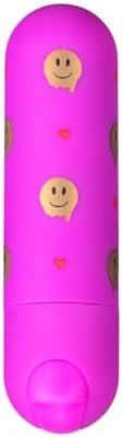 Giggly 10-Function Rechargeable Bullet Clitoral Vibrator Sex Toy