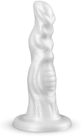 Baquick 8.6In Monster Dildo Dragon With Strong Suction Cup G-Spot Realistic Dildos Penis For Hands-Free Play, Pussy Anal Plug Adult Couple Sex Toys & Game, Grey