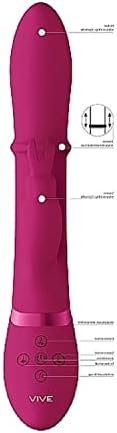 Shots Vive Halo Up & Down Ring G-Spot Rabbit - Pink - Image 3