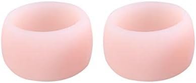 Amosfun 2Pcs Soft Cock Rings Stretchy Silicone Foreskin Penis Ring Enlarger Stronger Harder Erection To Prolonging Climax Sex Toys For Men Male