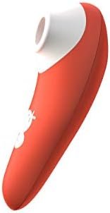 Romp Switch Clitoral Sucker - Pleasure Air Clit Stimulator With 6 Intensity Levels - Compact Clitoris Suction Toy - Adult Sex Toys For Couples - Orange