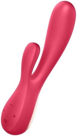 Satisfyer Mono Flex Connect App | Rabbit Vibrator | G-Spot Vibrator | Clitoral Stimulator | 2 Powerful Motors | Waterproof (Ipx7) | Rechargeable Battery | Skin-Friendly Silicone