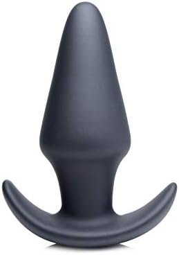 Lynx Bumping Silicone Anal Plug - Large Black