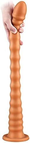 Silicone Anal Plug & Butt Plugs Training Stimulation For Beginners Advanced Users With Strong Suction Cup, Women Men Masturbation Anal Training Expansion Sex Toys(Thread Design) (Large) - Image 3