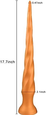 Fst Ultra Big Long Butt Plug Liquid Silicone Soft Anal Plugs Prostate Massage Stimulation Adult Sex Toys For Men Women (Extra Large Size) - Image 2