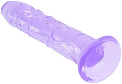 Shkanla 6.9 Inch Realistic Dildo For Beginners, G-Spot Stimulation With Strong Suction Cup For Hands-Free Play, Soft Anal Sex Toys For Couple, Adult And Lesbian (Purple) - Image 3