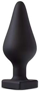 Blush Temptasia Spank Me Heart Shaped Silicone Butt Plug, Candy Heart Anal Plug, Sex Toy For Women, Black - Image 2