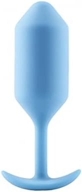 B-Vibe Snug Plug 3 Ultra-Comfortable 180-Gram Weighted Silicone Butt Plug - Teal