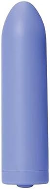 Dame Products Zee Handheld Portable Small Massager - Strong, Compact Massaging - Usb Rechargeable - 100% Water Resistant Bullet - Citrus Color