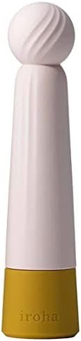 Tenga Hmr-02 Iroha Rin Kokane Gold Vibrator For Women, Soft Touch Silicone 4-Mode Waterproof Vibrator