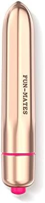 Avvolg Bullet Vibrator Sex Toy, Precision Clitoral Stimulation, Massaging Bullet 16 Vibration Settings, Portable Waterproof Nipple G-Spot Stimulator Sex Toys For Women (Rose Gold)