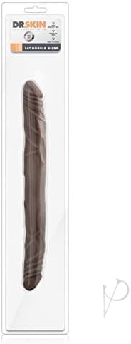 Blush Dr. Skin 14 Inch Double Dildo Extra Long Dildo, Sex Toy For Women, Sex Toy For Adults, Chocolate