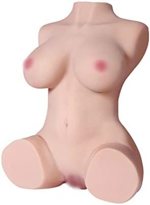 15.43 Lb Life-Size Sex Doll Male Masturbator, Jaspik Male Sex Doll Torso With Big Boobs And Tight Vaginal & Anus, Realistic Adult Sex Doll For Men Masturbation