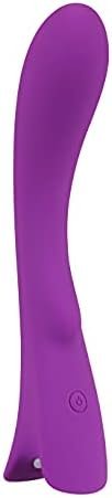 Eis Silky Silicone G-Spot Vibrator - G-Spot Stimulation With Clitoris Stimulator - Skin-Friendly Silicone, Waterproof, Rechargeable