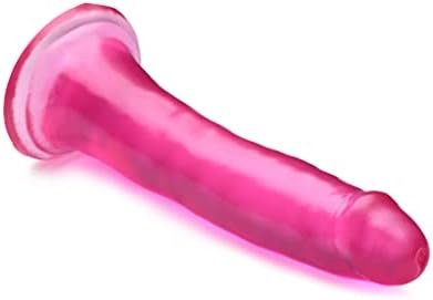 Lynx 8 Inch Ice Dildo - Pink - Image 2