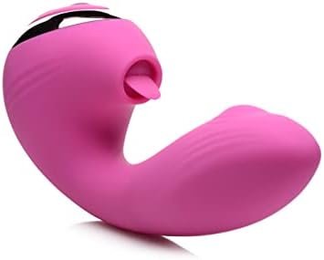 Inmi 10X Licking G-Throb Rechargeable Silicone Vibrator, Pink - Image 2