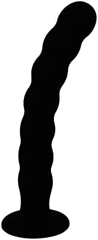 Anal Beads Butt Plug With Strong Suction Cup, Eastern Delights Silicone Prostate Massager Adult Sex Toys (6.7 Inches)