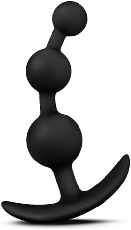 Blush Be Me 3 - Platinum Cured Puria Silicone - 3 Beaded Anal Plug - Satin Smooth Ultrasilk - Anchortech Base, Stayput Design Keeps Plug Comfortably, Securely In Place - Wearable Sex Toy For Women Men - Image 3