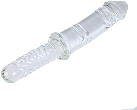 Aptitan 11.4" Large Clear Glass Dildo Crystal Penis G-Spot Stimulator Pleasure Wand Female Masturbator Sex Toy For Women