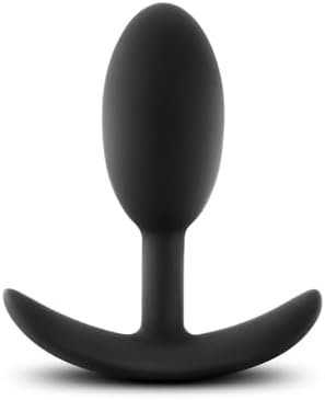Blush Anal Adventures Platinum Vibra Slim Silicone Anal Plug - Motion Activated Vibrations Via Movement Of Inner Bearing - Base For Safety, Comfort & Wearability - Ultrasilk Smooth Sex Toy For Adults