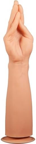 15" Fist Dildo,Realistic Lifelike Hand Dildos,Silicone Huge Anal Plug For Anal Stretching,Extra Large Fisting Dildo Anal Dilator With Strong Suction Cup,Adult Sex Toy For Women Men