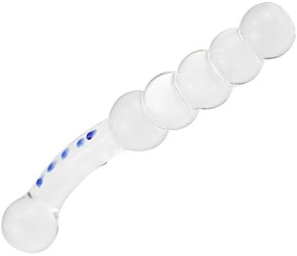 Sex Factory Glass G-Spot Dildo Crystal Anal Beads Butt Plug Prostate Massager Vaginal Stimulator Pleasure Wand For Female Male Personal Masturbation