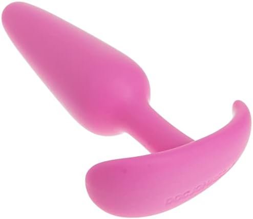 Doc Johnson Mood - Naughty 1 - Silicone Anal Plug - Large - 4.9 In. Long And 1.3 In. Wide - Tapered Base For Comfort Between The Cheeks - Large - Pink - Image 3