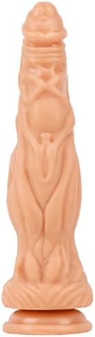 2.5'' Diameter Thick Huge Dildo 10 Inch Realistic Silicone Dildo With Strong Suction Cup For Hands-Free Fake Penis Adult Sex Toy For Vagina Anal Stimulate G-Spot Stimulating Flesh
