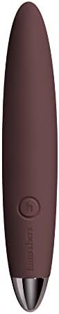 Hims & Hers Roller Coaster Bullet Vibrator With 3 Vibration Patterns, Compact 5 Inch Design, Usb-Rechargeable Lithium Battery, Made From Waterproof Silicone