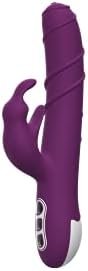 G Spotstimulator Rabbit Massager- Oilei Khalifa - Quiet - Clitoral Stimulator - Rotational - Vibrator Vibradorsez Para Mujer (Purple)