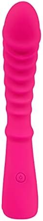 Eis G-Spot Vibrator - Ribbed Vibrator For G-Spot Stimulation, 7 Vibration Programs - Skin-Friendly Silicone, Waterproof, Rechargeable - Image 3