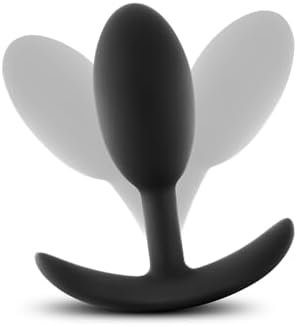 Blush Anal Adventures Platinum Vibra Slim Silicone Anal Plug - Motion Activated Vibrations Via Movement Of Inner Bearing - Base For Safety, Comfort & Wearability - Ultrasilk Smooth Sex Toy For Adults - Image 3