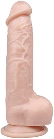 8.5 Inch Realistic Dildo, Suction Cup Dildo G-Spot Stimulation Anal Clit Vaginal Adult Sex Toy For Women And Couple, Clear