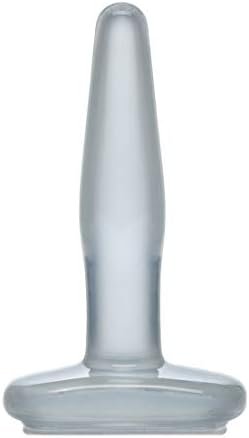 Doc Johnson Crystal Jellie Butt Plug Medium, Clear (0289-04-Am)